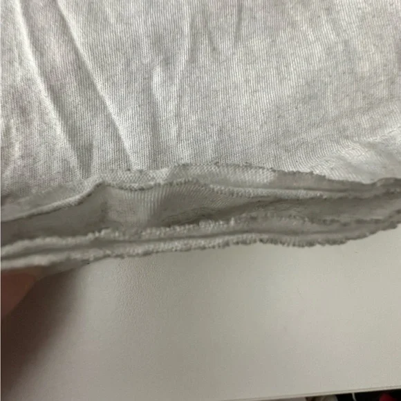 NWOT Vintage Zara Trafaluc Grey V-Neck Short Sleeve Chain Epaulette Tee M - Picture 16 of 16